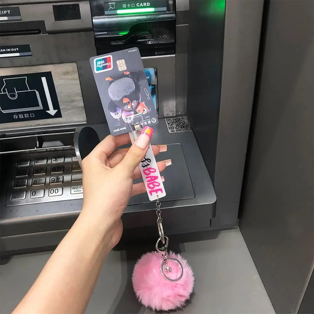 Pink Card Grabber