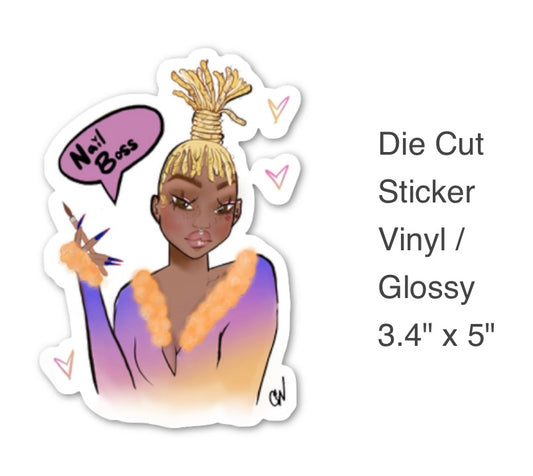 Girl Boss Sticker